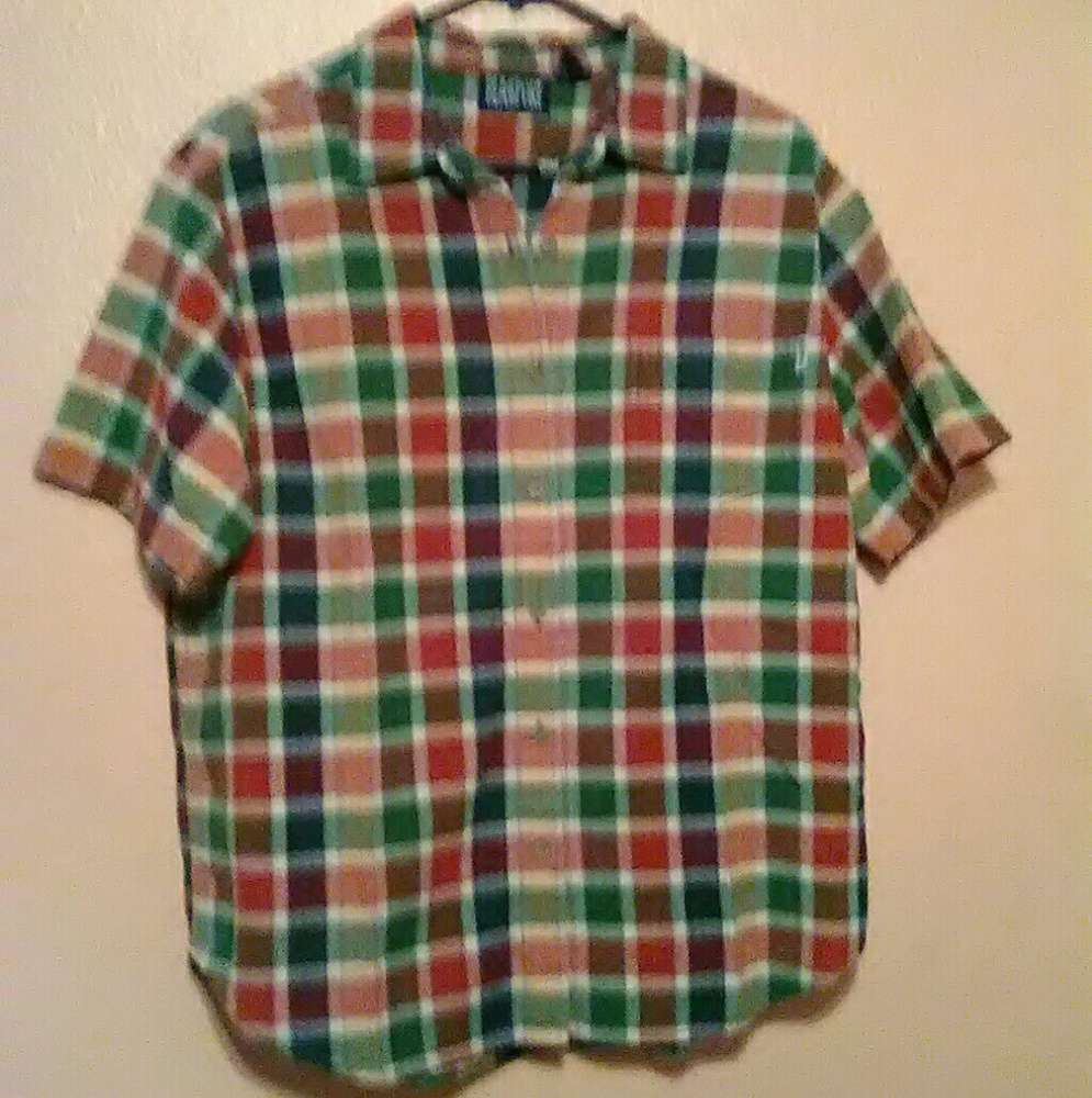 Blassport plaid button-down shirt